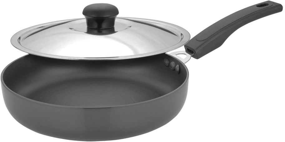 HARD ANODISED FRY PAN WITH LID
