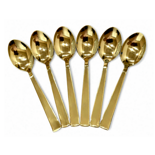 PVD GOLD SPOON- SET OF 6 PCS