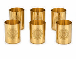 GOLD PLATED GLASS SET PVD GOLD AmaRPali Glass set